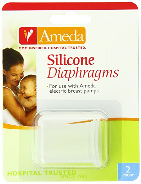 Ameda Silicone Diaphragms, Clear, 2 Count