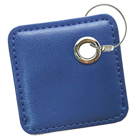 fashion key chain cover accessories for tile skin phone finder key finder item finder (only case, NO tracker included). q khaki  BLUE