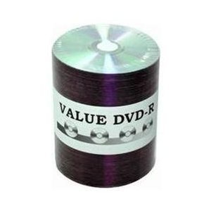 100 JVC Taiyo Yuden Value Line 8x DVD-R Silver Thermal Lacquer