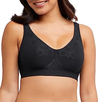 Bali Women's Comfort Revolution Wireless Bra, Full-Coverage Wirefree T-Shirt Bra, DF3484