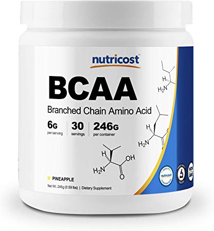 Nutricost BCAA Powder 2:1:1 (Pineapple, 30 Servings)