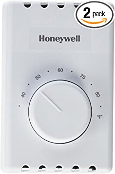 Honeywell T410A1013 Electric Baseboard Heat Thermostat (2 Pack)