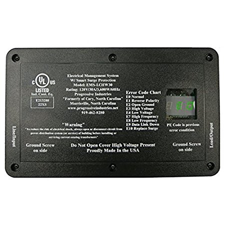 Hardwired EMS-LCHW30 RV Surge & Electrical Protector