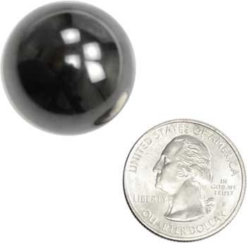New 1" Magnetic Hematite balls 10 pairs