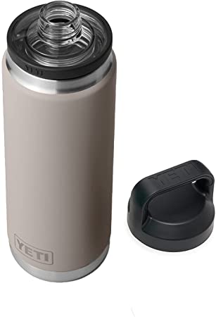 YETI Rambler 26 oz Bottle, Vacuum Insulated, Stainless Steel with Chug Cap, Sharptail Taupe