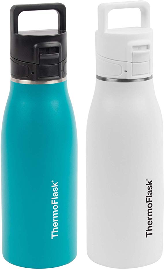 Thermoflask Stay Hot Travel Mug - 2 Pack (Teal/White)