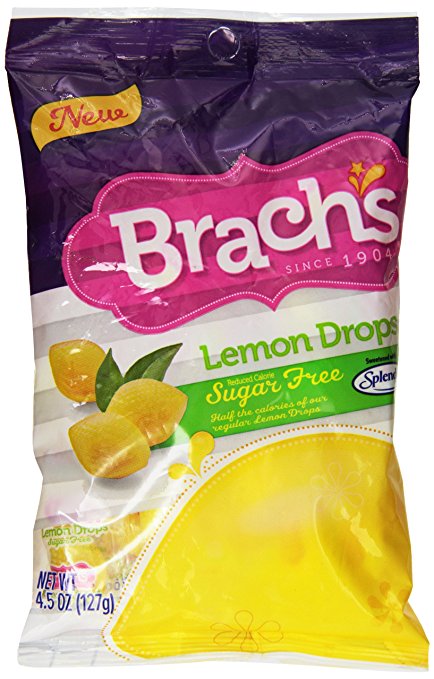 Brach's Lemon Drops Sugar Free Candy 12 packs (4.5 oz per pack)