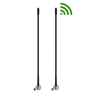 Bingfu 4G LTE 3dBi Soft Whip External TS9 Antenna (2-Pack) for Verizon at&T T-Mobile Sprint Huawei Netgear 4G LTE MiFi Mobile WiFi Hotspot Router USB Modem Dongle Jetpack AirCard AC791L AC770S AC781S