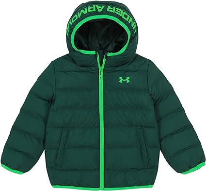 Under Armour Baby Boys' Pronto Puffer Jacket, Mid-Weight, Zip Up Closure, Repels Water