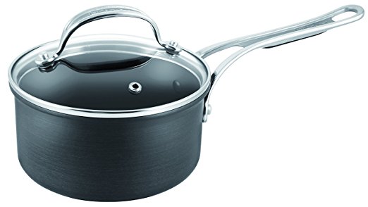 Tefal Jamie Oliver Hard Anodised Premium Series Saucepan & Lid,Black