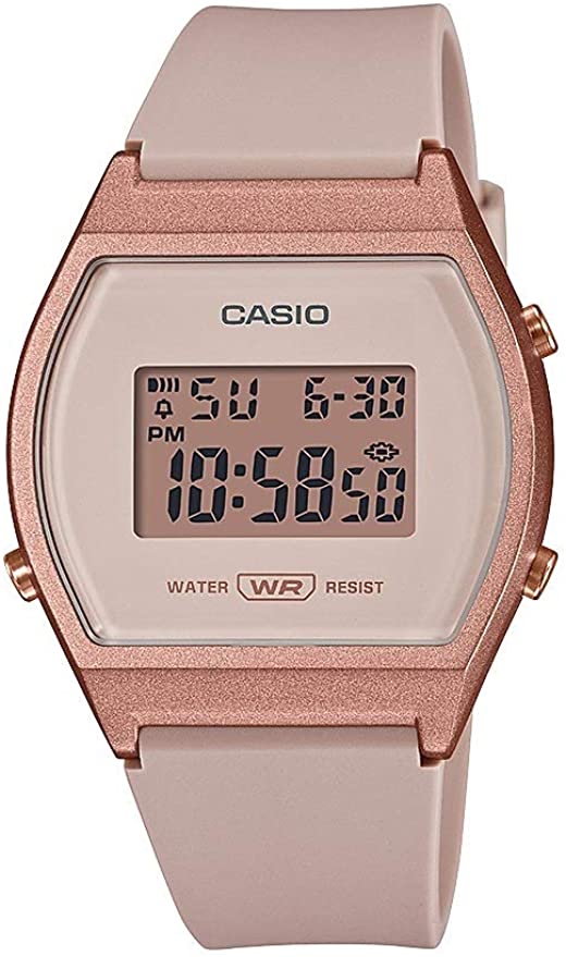 Casio Women's Quartz Sport Watch with Resin Strap, Pink, 21 (Model: LW-204-4ACF)