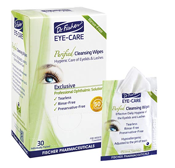 Dr. Fischer Eye-care cleansing wipes, 30 Count