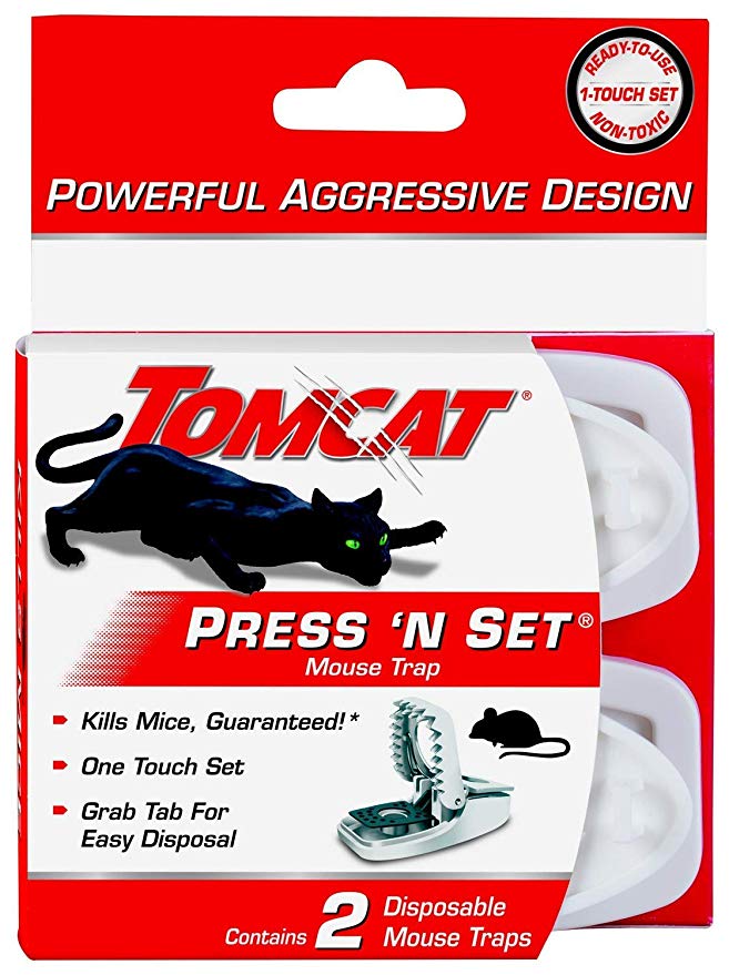 Tomcat Press 'N Set Mouse Trap, 6 Pack