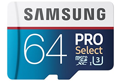 Samsung PRO Select Micro SDXC Memory Card, 64GB, 95MB/s (MB-MF64DA/AM)