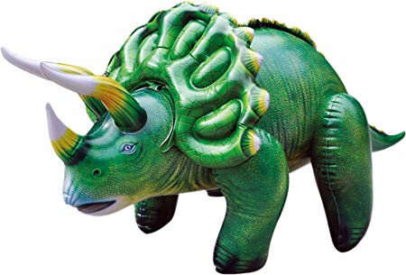 Small World Toys Nature - Inflatable Dinosaur! Triceratops Kit, 42"