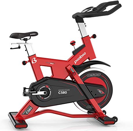 L NOW Pro Indoor Cycling Bike Smooth Belt Driven Exercise Bike and 40lb flywheel-Commercial Standard