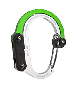 Lulabop QlipletQlipter Carabiner Hanger with Rotating Folding Hook - Strong Clip for Camping Travel Adventure Tool Sports Accessory Organizing Gadget Baby Gear
