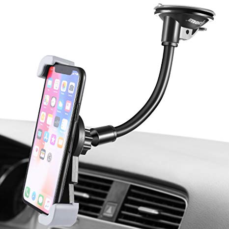 Car Mount Holder, Ipow Universal Large Device Dashboard/Windshield Cell Phone Holder for iPhone 7 Plus 6 6S 6 Plus SE, Samsung Galaxy Edge S7 S6 S5 S4 S3, Nexus 5/4, LG G3, HTC, GPS and etc