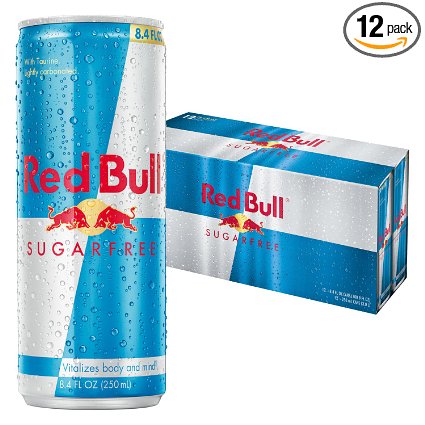 Red Bull Sugarfree, Energy Drink, 8.4 Fl Oz Cans, 12 Pack