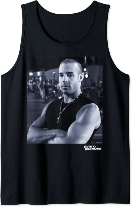 Fast & Furious Dominic Arms Crossed Portrait Tank Top