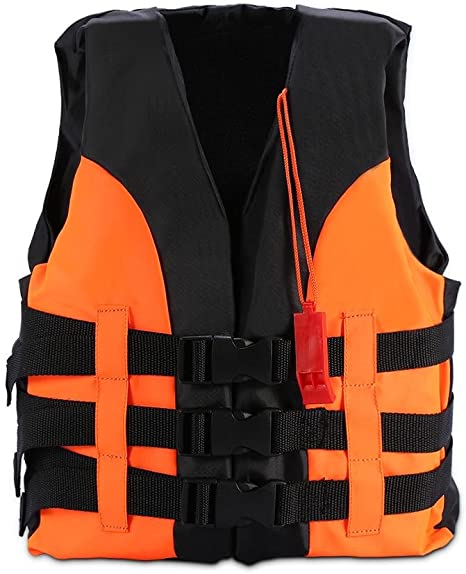 Bnineteenteam Kids Classic Swim Vest Learn-to-Swim Floatation Jackets with Survival Whistle for Toddler Kids Aged 2-12 Years Old