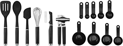 KitchenAid Classic Tool and Gadget Set, 15-Piece Black