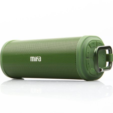 MIFA Bluetooth Wireless Stereo Speakers - Army Green