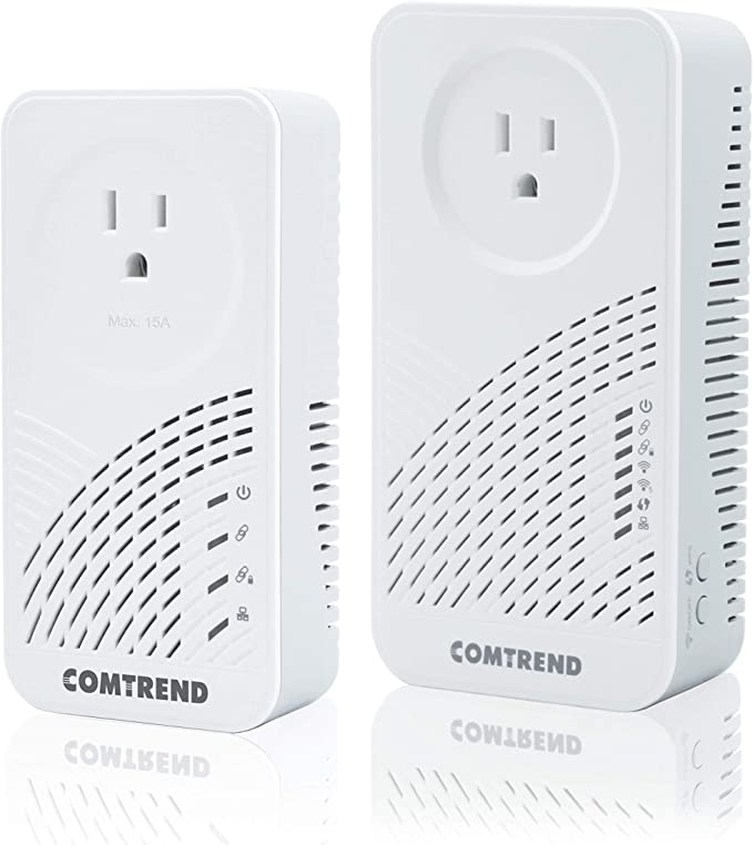 Comtrend 2000Mbps G.hn Powerline Ethernet Adapter with Wireless AC I 2-Unit Kit (PG-9182AC-KIT)
