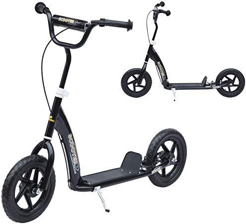 HOMCOM Teen Push Scooter Kids Children Stunt Scooter Bike Bicycle Ride On 12" Tyres