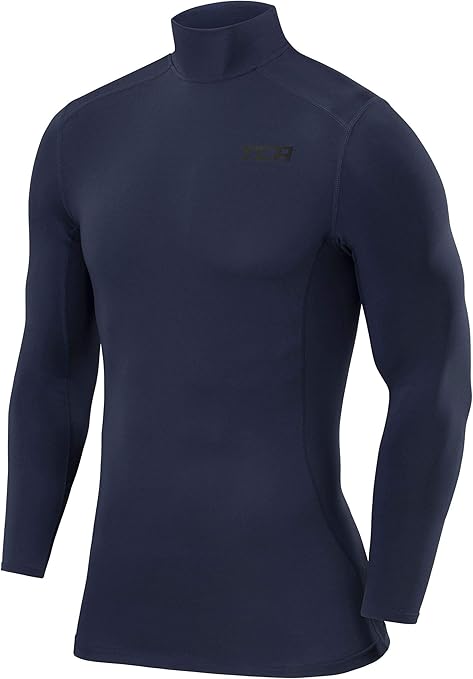 TCA Men and Boys' Long Sleeve Compression Shirt Men, Athletic Workout Men Sports Undershirt Base Layer Top