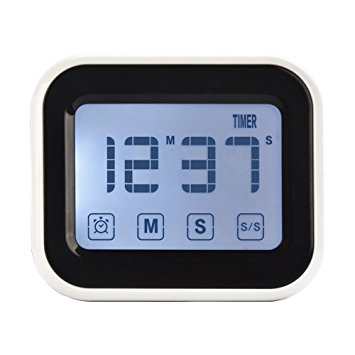 Youlanda Digital Kitchen Timer with Big Touchscreen Magnetic Countdown Time Timer for Cooking, BBQ, Kids, Game