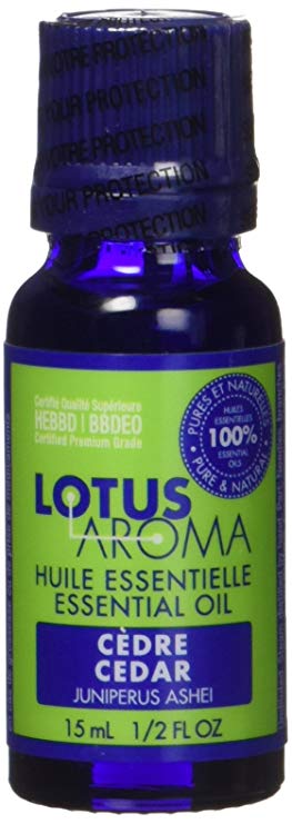 Lotus Aroma Cedar Essential Oil, 0.5 Ounce