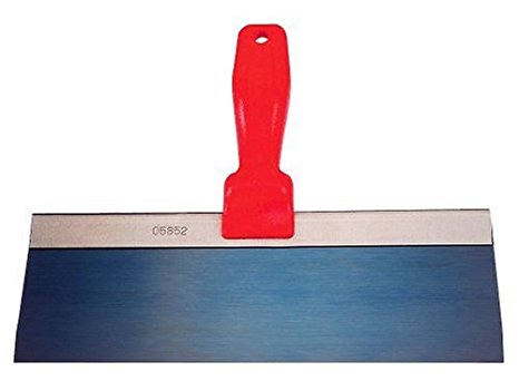 Goldblatt G05852 Blue Steel Taping Knife, Neon Handle, 12-Inch