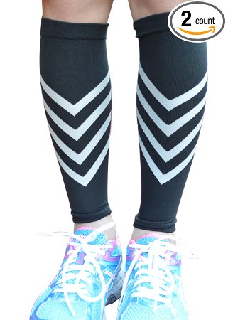 Calf Compression Sleeves for Running, Fitness and Workouts