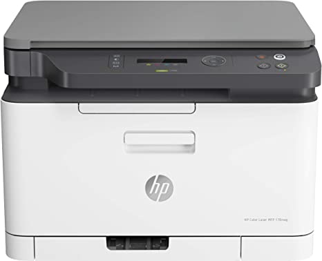 HP Color Laser 178nw Wireless All in One Laser Printer with Mobile Printing & Built-in Ethernet, Works with Alexa (4ZB96A)