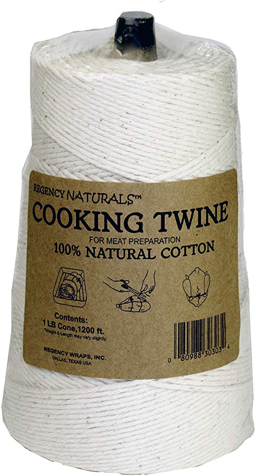 REGENCY WRAPS RW1625 Cooking Butcher's Twine for Meat Prep and Trussing Turkey 100-Percent Cotton 1-Pound