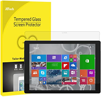 JETech Screen Protector for Microsoft Surface Pro 3 12-Inch (Not for Surface 3 10.8-Inch), Tempered Glass Film