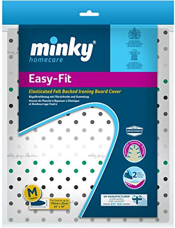 Minky Easy Medium Ironing Cover Fits Boards, 110 x 35 cm