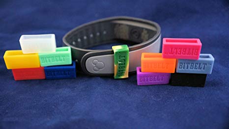 Bitbelt 12 pack (one of every color, 3 that glow in the dark!) Protect your Magicband (includes 2.0),Fitbit Charge, Fitbit Charge HR, Garmin Vivofit.
