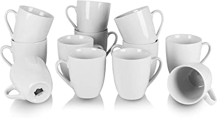 10 Strawberry Street Catering Set 10-Ounce Mug, Set of 12