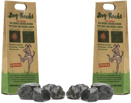 Dog Rocks Prevent Grass Burn Marks, 4 Month Supply, 200 Gram (2 Pack)