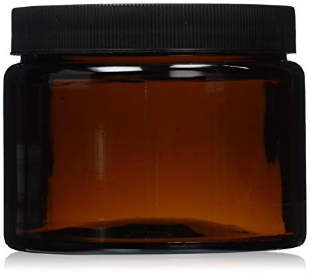 X-Large Amber Glass Storage Jar with Air-Tight Lid