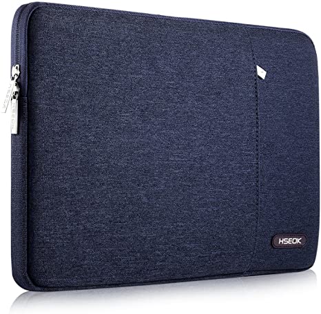Hseok 15.6-Inch Laptop Case Sleeve, Spill-Resistant Case for 15.4"- 16" MacBook Pro and Most 15.6-Inch Dell Lenovo Asus HP Notebook,Dark Blue