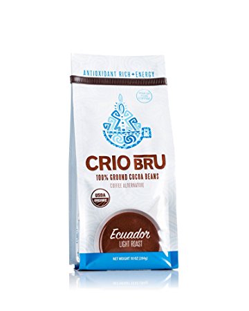Crio Bru Ecuador Light Roast - Coca River Organic Herbal Tea Coffee Alternative Substitute 99% Caffeine Free Whole-30 Gluten Free Honest Low Calorie Energy Boost (10oz)