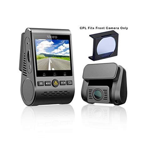 VIOFO A129 Duo 2-Channel Full HD 1080p 30fps Car Dash Camera with GPS Logger & CPL Lens Filter