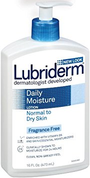 Lubriderm Daily Moisture Lotion - Fragrance Free - 16 Ounces