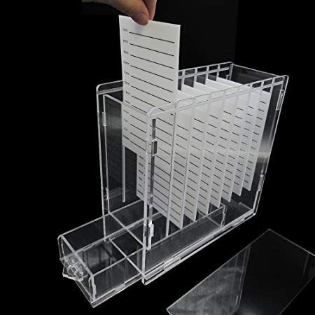 Eyelash Extension Organizer Box With 8 Pieces Acrylic Adhesive Glue Pallet and 1 Drawer Holder Storage For Lash Extension Display Case