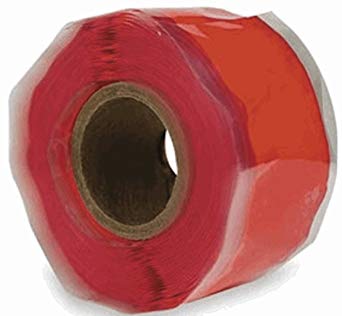 Emergency Repair Tape, Self-Fusing Silicone Tape, 12' x 1", Red