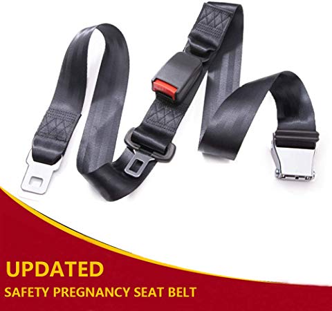 Yibaision Pregnancy Seat Belt Maternity Seatbelt Adjuster Bump Belt Car Seat Belt Adjuster Safety Belly Support for Pregnant Women