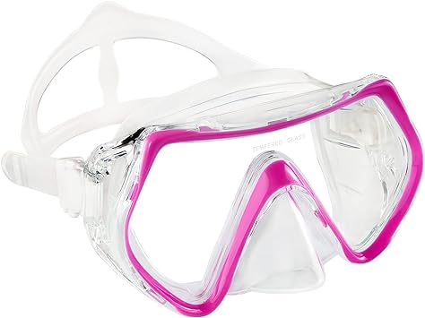 Supertrip Snorkel Mask Adult Swimming Goggles with Nose Cover for Men Women Youth, 180°Clear View Scuba Swim Mask